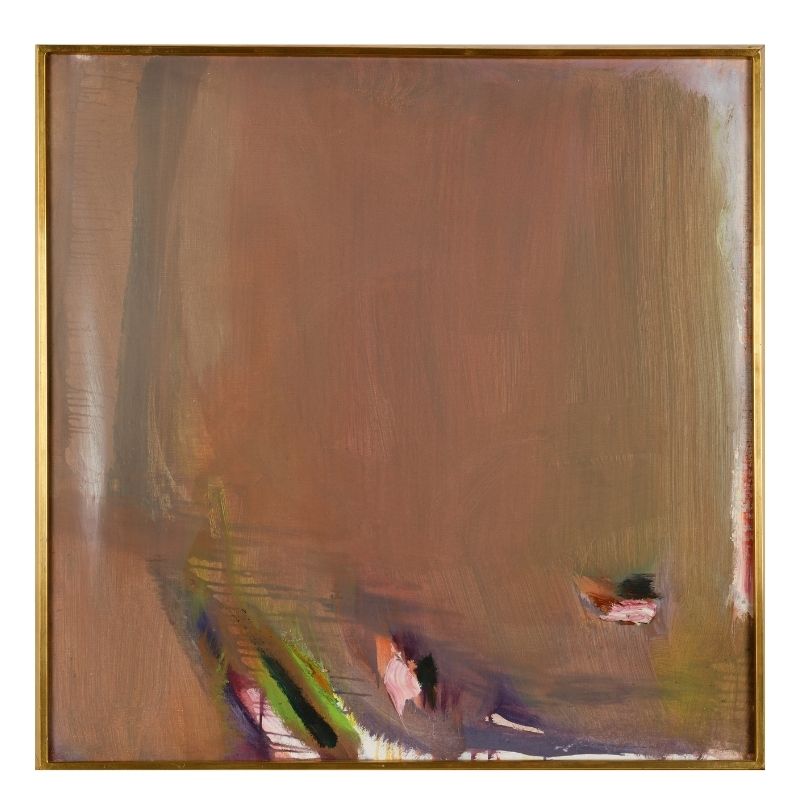 209E_OlivierDebré_AutomneAuxTachesRoses_Acryliquesurtoile_100x100_1980- - Éric Brugier - marchand d'art - gestion de collection