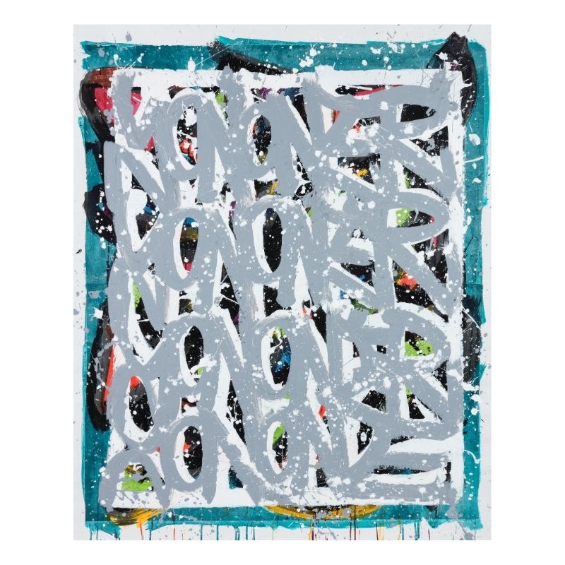 57E_JonOne_Finding the way_150x120cm_2018_technique mixte sur toile_phoro crédit _Bruno Pellarin - Eric Brugier - marchand d'art - gestion de collection