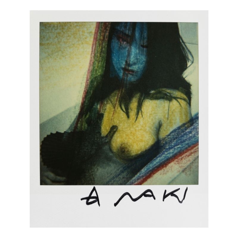 Araki photographie polaroid unique rehaussé à la main 10,6 x 8,8 cm 2 Eric Brugier - marchand d'art - gestion de collection