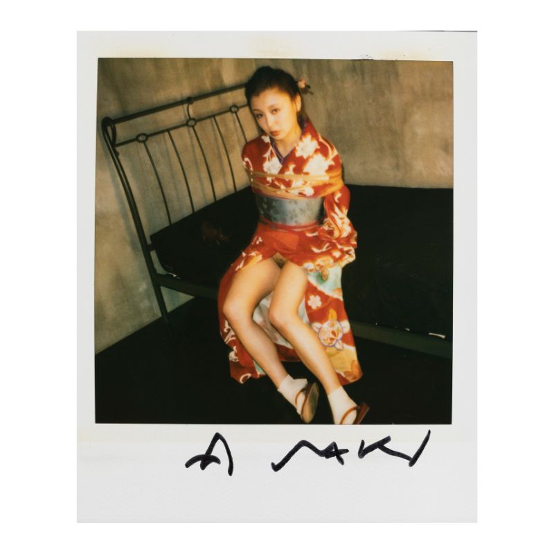 Araki photographie polaroid unique rehaussé à la main 10,6 x 8,8 cm5 - Eric Brugier - marchand d'art - gestion de collection