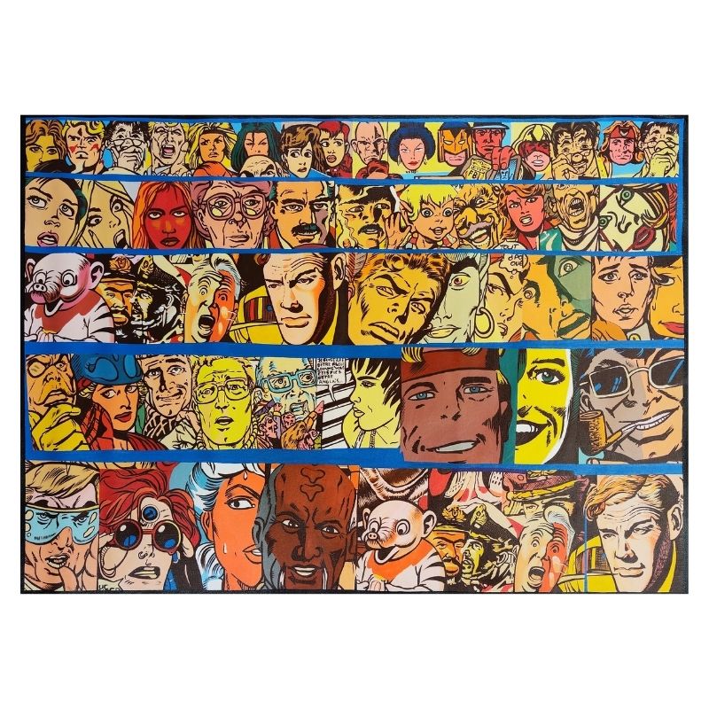 Erro Acrylique sur toile format 114x159signé et daté 2006 - Eric Brugier- marchand d'art- gestion de collection