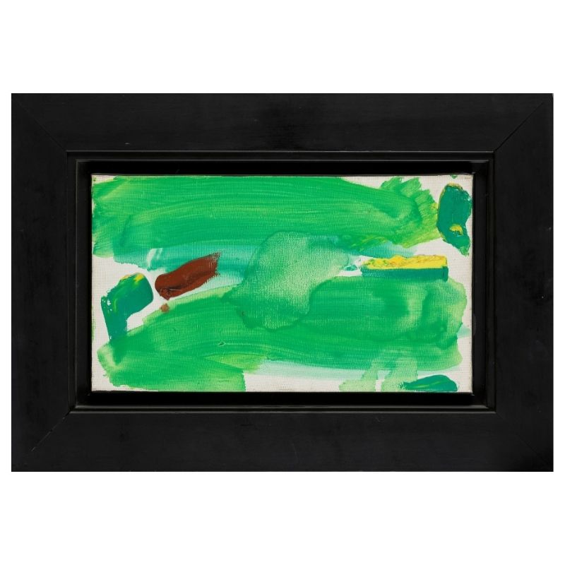 Olivier Debré huile sur toile 1969 20 x 35 cm - Eric Brugier- marchand d'art - gestion de collection