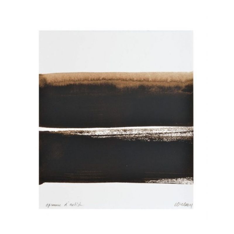 Pierre Soualges, Sérigraphie numéro 23, 23,7 x 21 - Eric Brugier - marchand d'art - gestion de collection